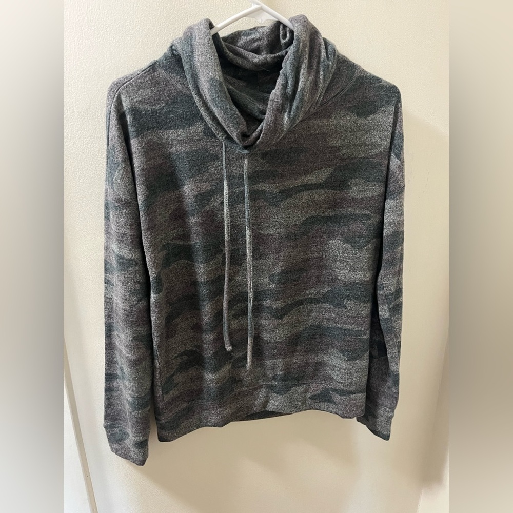 Maurice’s camo lightweight sweater.